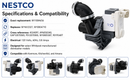 Dishwasher Motor and Pump Assembly W11084656 W10854710 W11612326 W10805386 120V 60Hz 0.8A