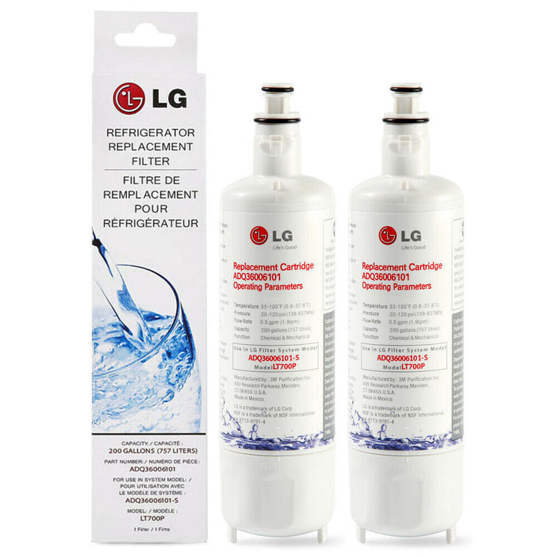 LG LT700P Replacement Refrigerator Water Filter ADQ36006101