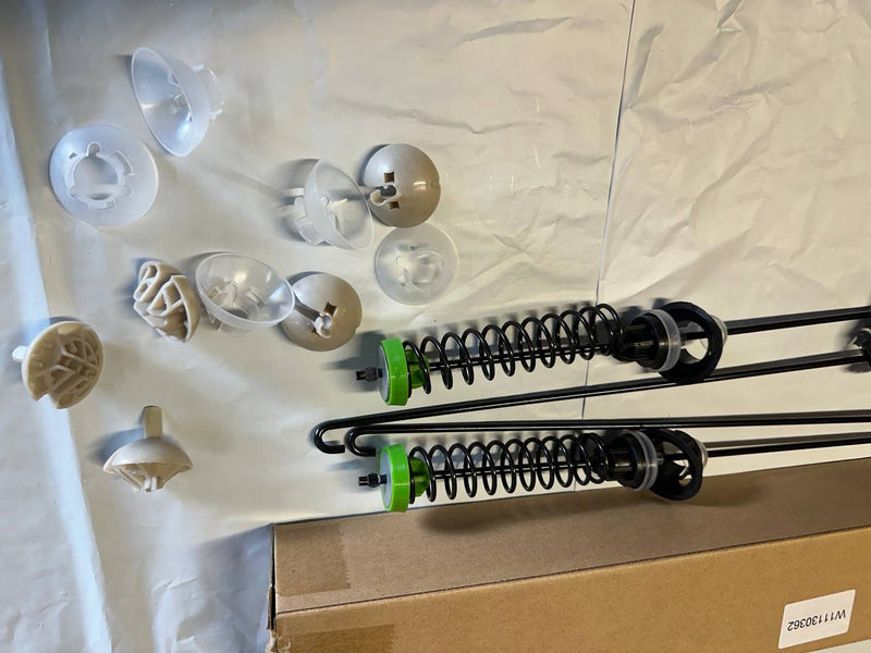 SRK0362 Clothes Washing Machine Suspension Rod Damper Shocks 4 Pack for Whirlpool W11130362 AP6262443, PS12347546