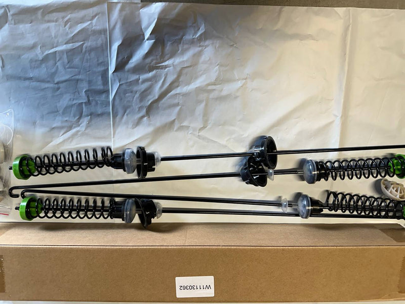 SRK0362 Clothes Washing Machine Suspension Rod Damper Shocks 4 Pack for Whirlpool W11130362 AP6262443, PS12347546