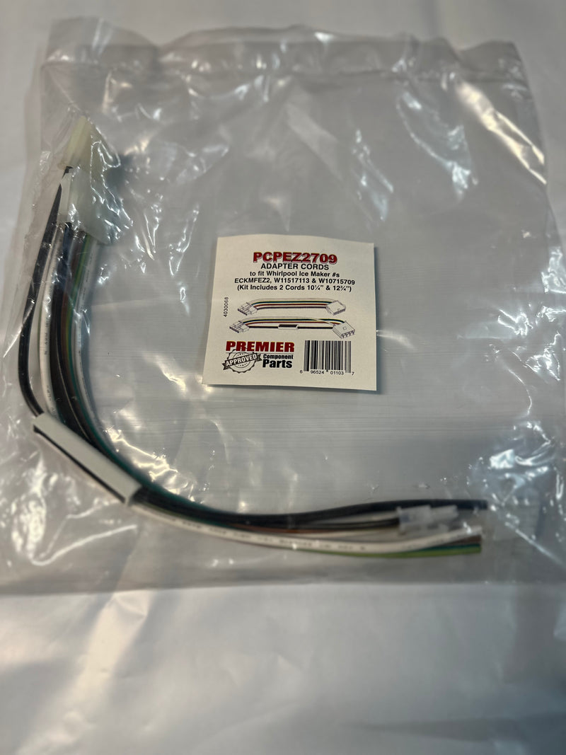 Refrigerator Ice Maker Cord Harness Kit for Whirlpool ECKMFEZ2 W11517113 W10715709 5 Pin 4 Wire