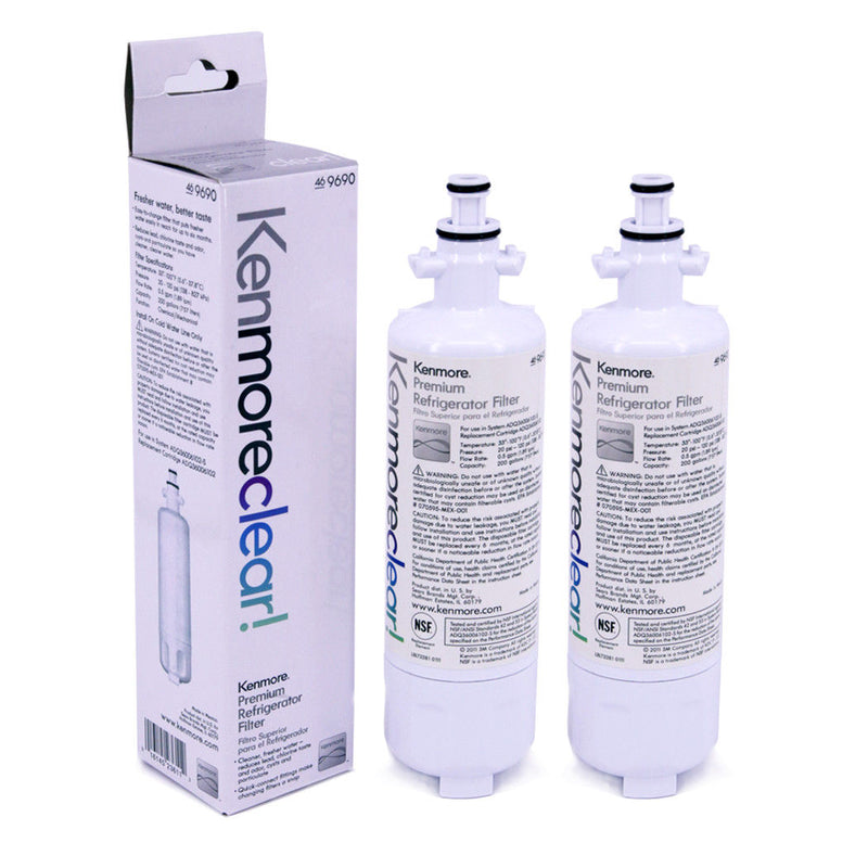 Kenmore 46-9690 9690 ADQ36006102 Refrigerator Water Filter 2 Pack