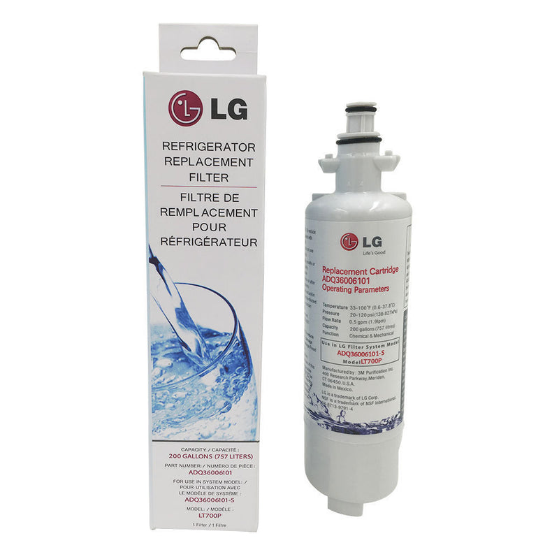 LG LT700P Replacement Refrigerator Water Filter ADQ36006101