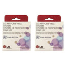 Genuine LG LT120F Fresh Air Filter for Refrigerators 2-pack