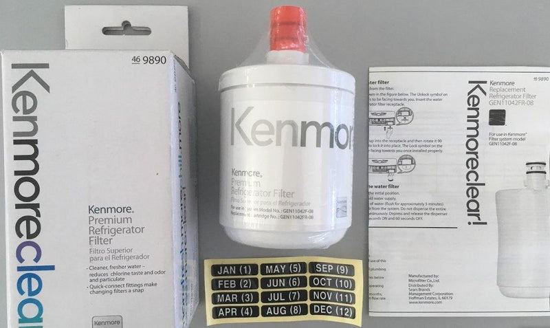 Genuine Kenmore 46-9890 ADQ72910902 Refrigerator Water Filter Fits LT500P 2 Pack - OKS Supply LLC