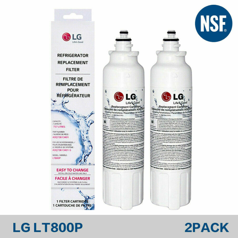LT800P ADQ73613401 (2 Pack) LG Refrigerator Water Filter