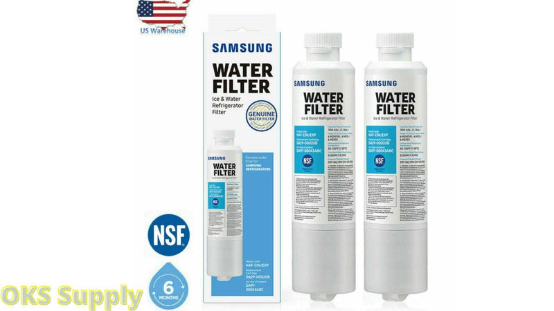 Genuine Samsung DA29-00020B Refrigerator Fresh Water Filter HAF-CIN/EXP 2 Pack - OKS Supply LLC