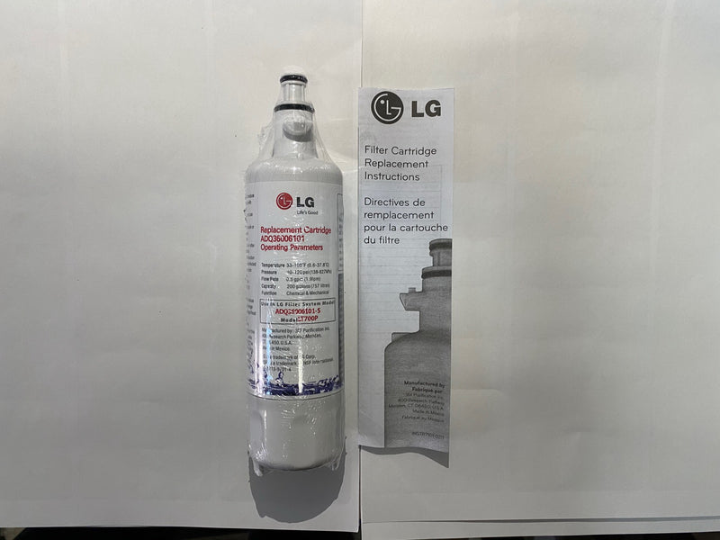 LT700P LG Genuine Refrigerator Water Filter ADQ36006101 ADQ36006101-S 46-9690 - OKS Supply LLC